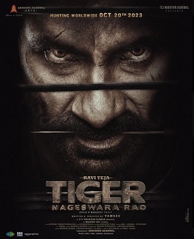 Poster for Tiger Nageswara Rao